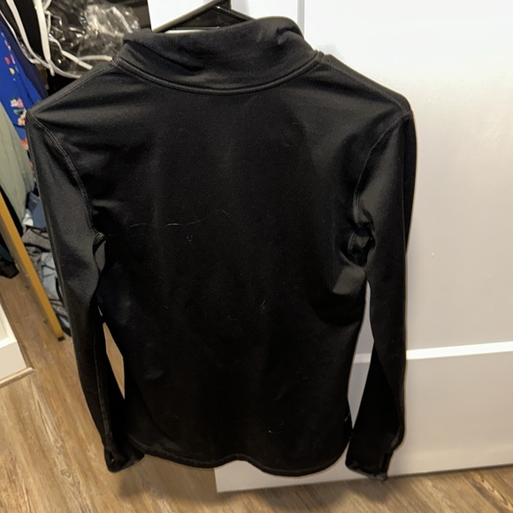 Nike Dri Fit Quarter Zip Black Long Sleeve Sweater - Picture 4 of 4